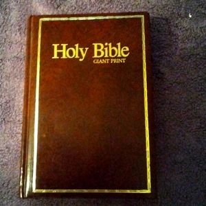 Giant Print KJV Bible Semi Hardcover